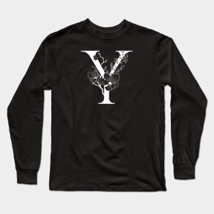 Letter Y Monogram - Floral Initial Long Sleeve T-Shirt